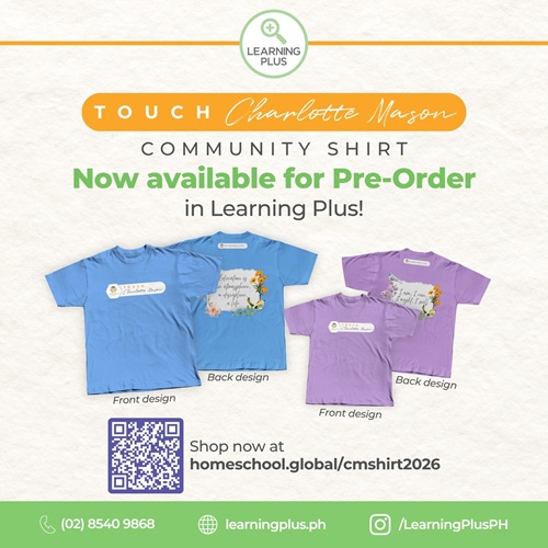 (PRE-ORDER) Touch Charlotte Mason Program Shirt (ADULTS)