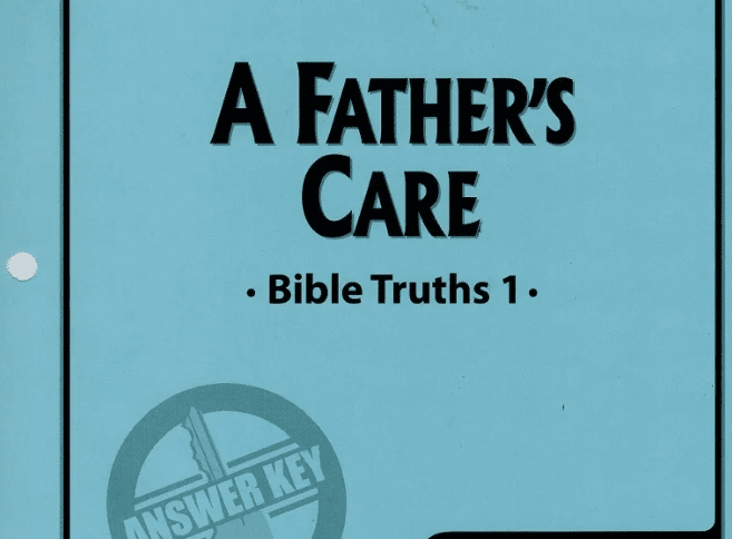 (SALE) BJU Bible 1 Tests Answer Key (3rd ed.)