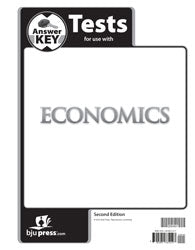BJU Economics Tests Answer Key (2nd ed.)