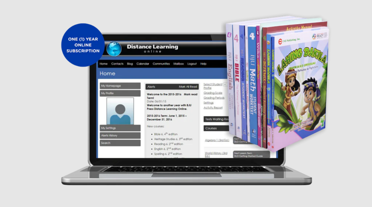 BJU Press Distance Learning Online for Grade 4 (PH Accreditation) Curriculum Bundle | Full Payment