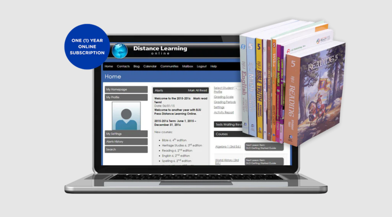 BJU Press Distance Learning Online for Grade 5 (PH Accreditation) Curriculum Bundle | Full Payment