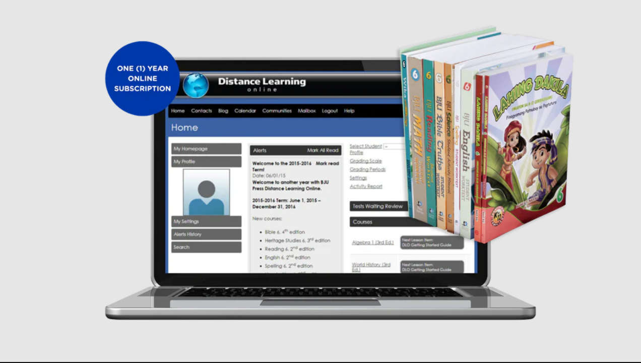 BJU Press Distance Learning Online for Grade 6 (PH Accreditation) Curriculum Bundle | Full Payment