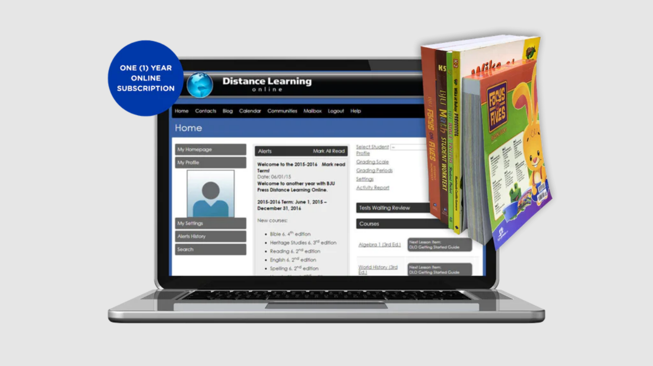 BJU Press Distance Learning Online for Kinder (PH Accreditation) Curriculum Bundle | Full Payment