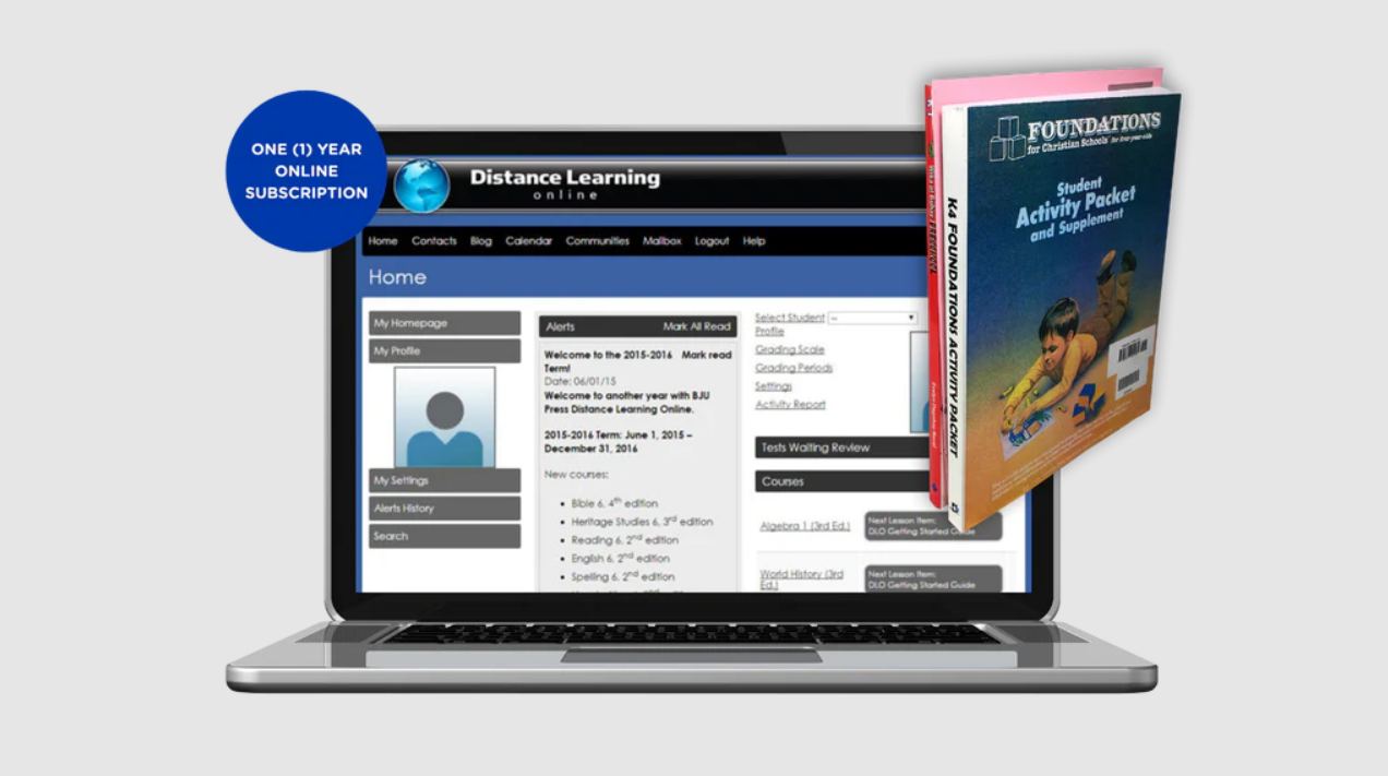 BJU Press Distance Learning Online for Pre-Kinder (PH Accreditation) Curriculum Bundle | Full Payment