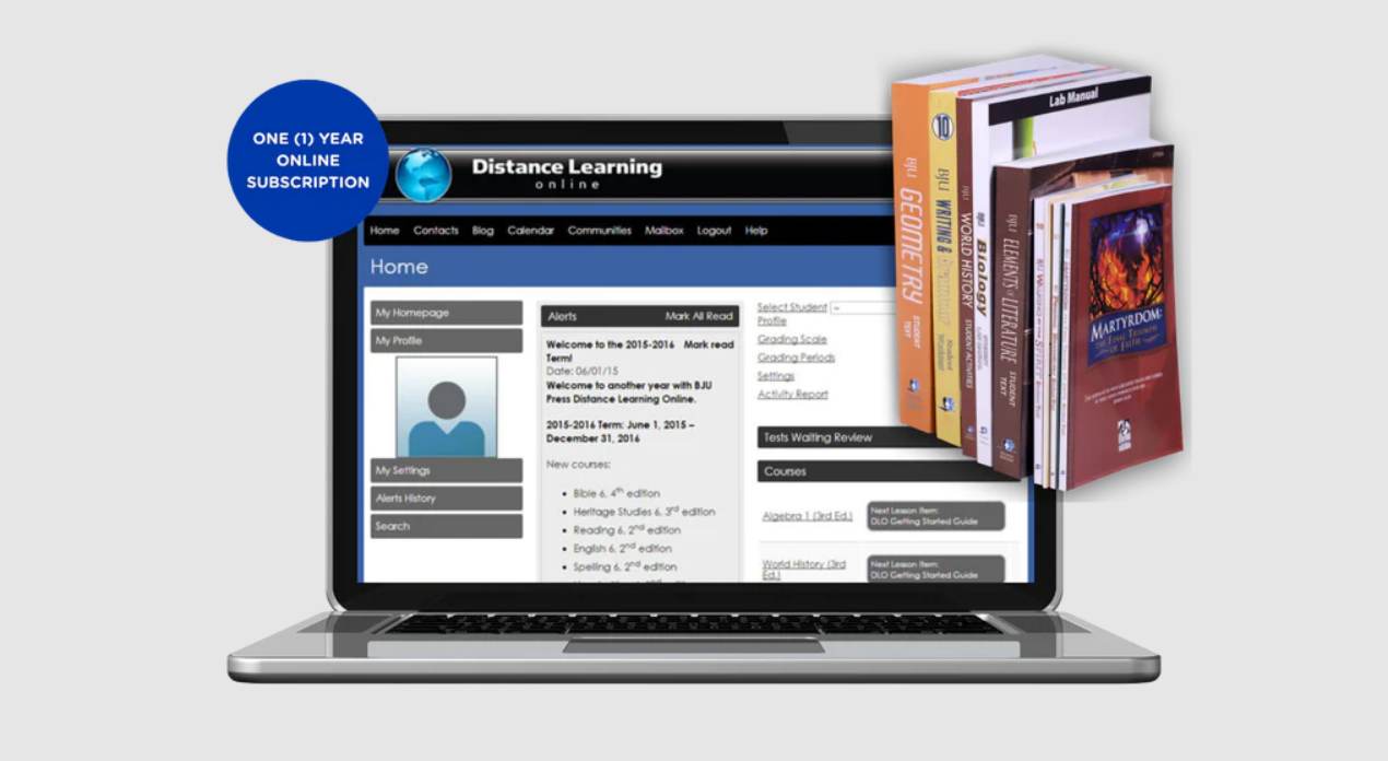BJU Press Distance Learning Online for Grade 10 (US Accreditation) Curriculum Bundle | Full Payment