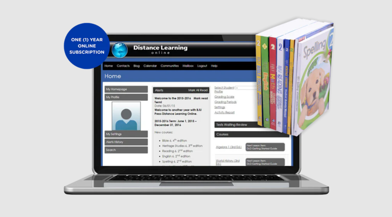 BJU Press Distance Learning Online for Grade 2 (US Accreditation) Curriculum Bundle | Full Payment