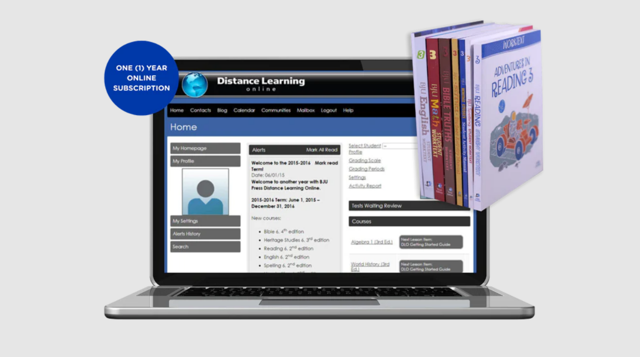 BJU Press Distance Learning Online for Grade 3 (US Accreditation) Curriculum Bundle | Full Payment