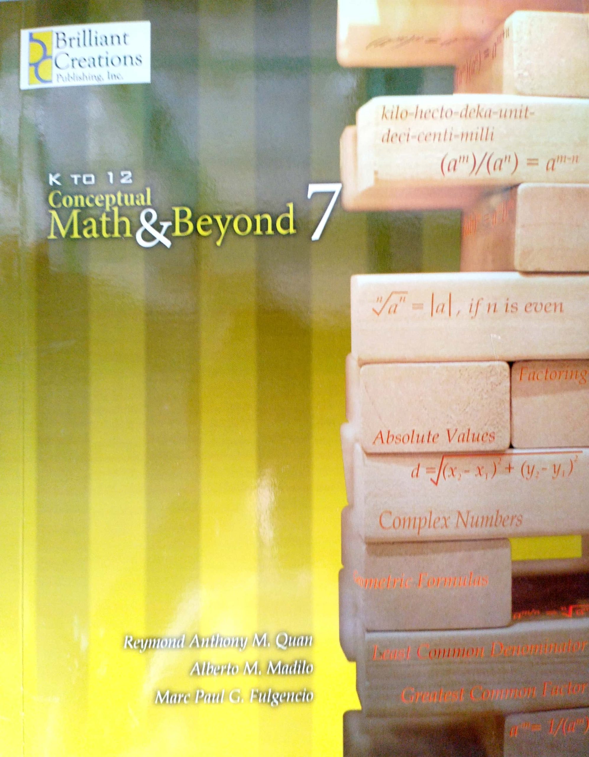 Conceptual Math & Beyond 7 Set (TB + TM)