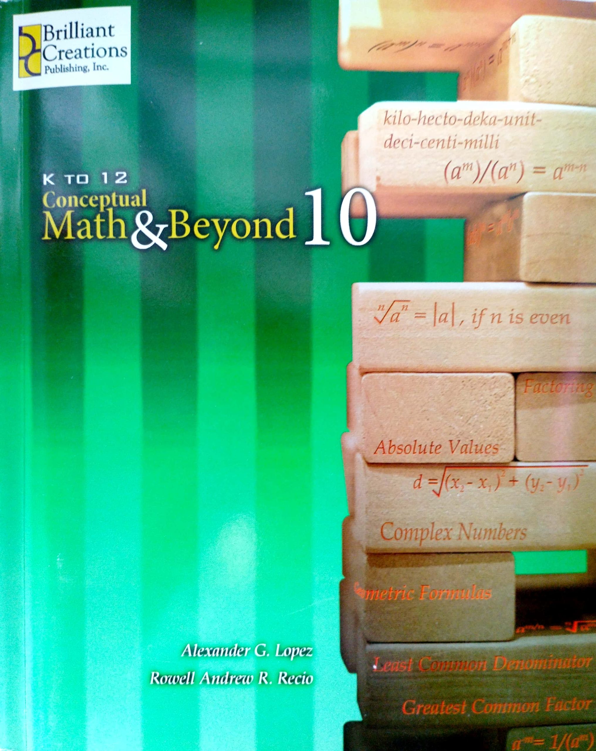 Conceptual Math & Beyond 10 Set (TB + TM)