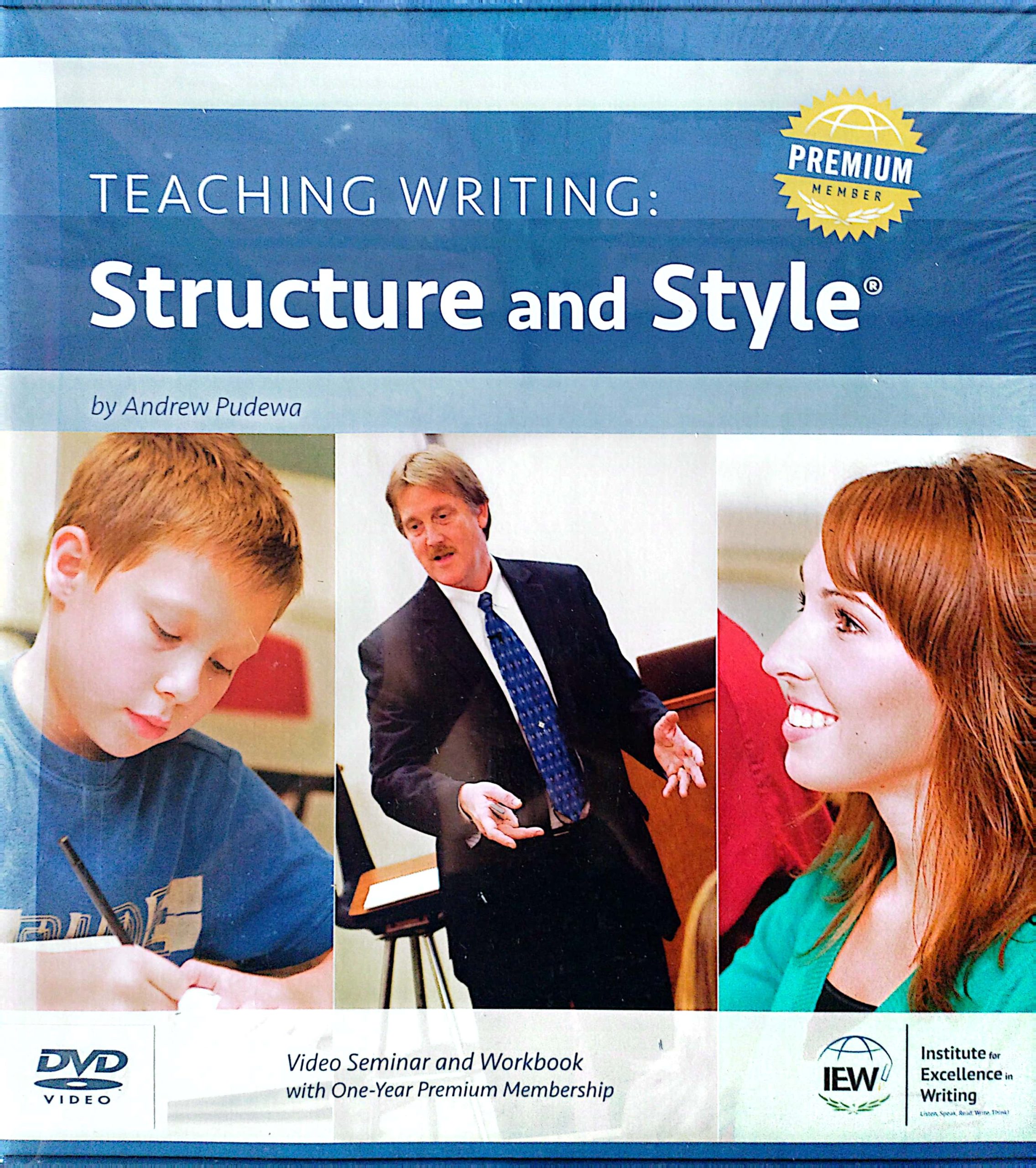 CCII Institute for Excellence in Writing Teaching Writing: Structure and Style Video Seminar and Workbook with One-Year Premium Membership (Imported Edition CC Resource)