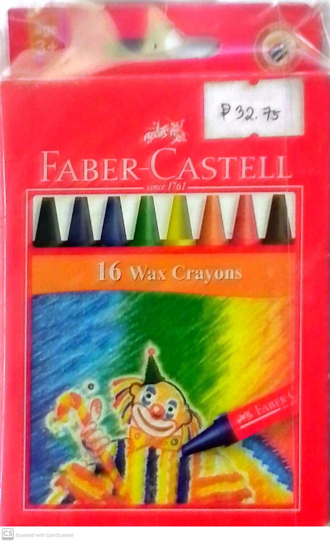 Faber-Castell Wax Crayons - Box of 16