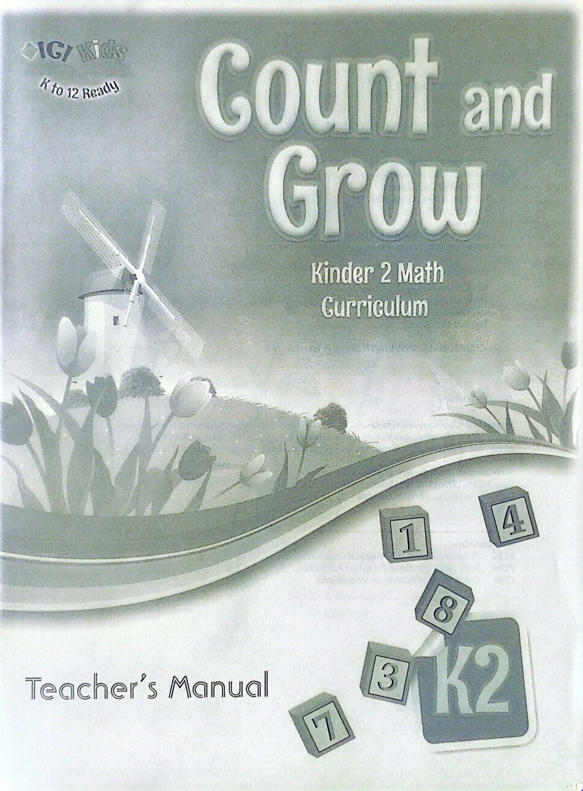 Count and Grow K2 Set (Textbook, TM)