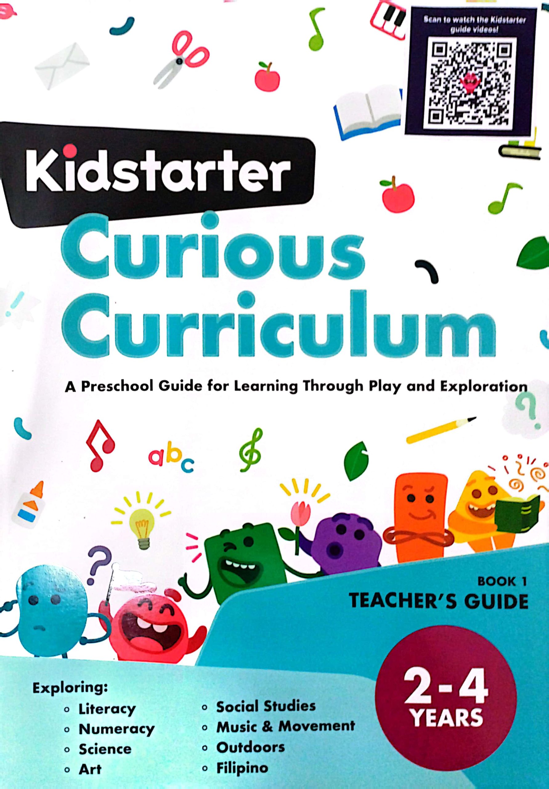 Kidstarter Curious Curriculum Set (Teacher's Guide and Activity Book)