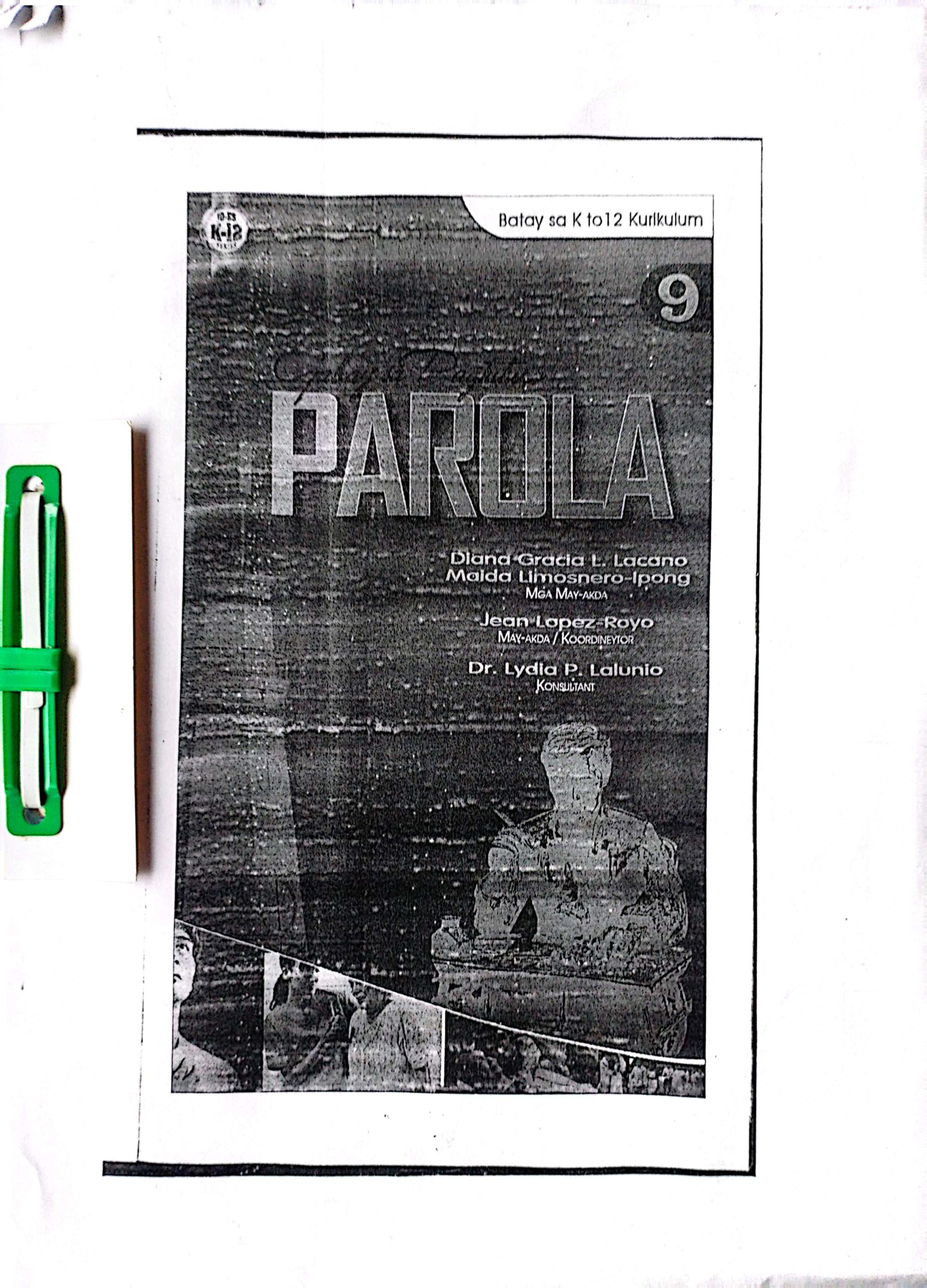 Parola 9 Set (TB, TM)