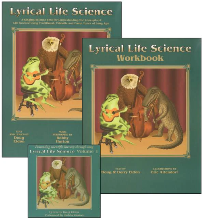 (SALE) CCII Lyrical Life Science, Volume 1 Set (Textbook, Workbook, and Resource CD) (Imported Edition CC Resource)
